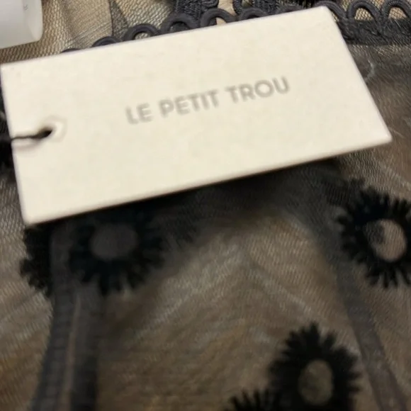 Anthropologie Le petit TROU noir high waisted brief panty size large new wtag - Picture 3 of 8